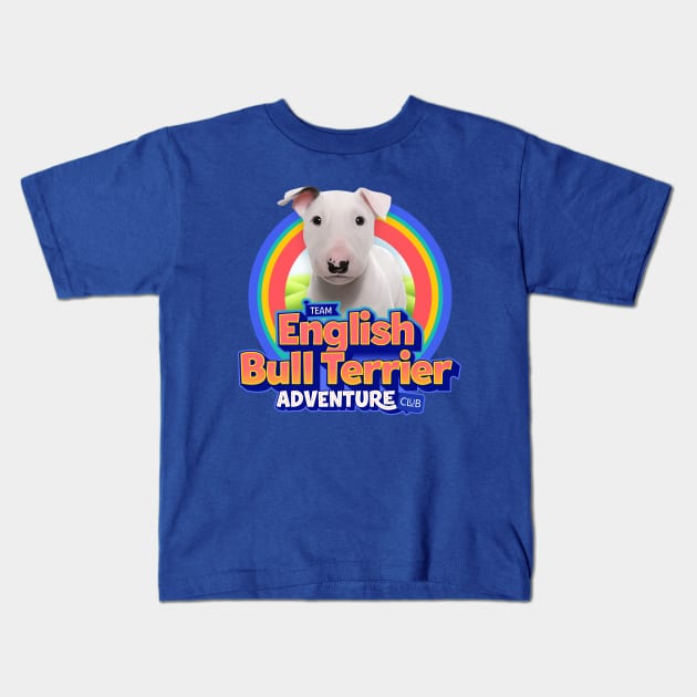 English Bull Terrier Kids T-Shirt by Puppy & cute